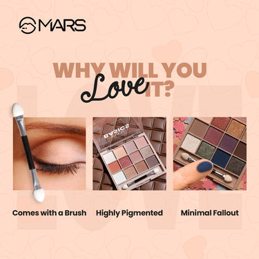 MARS Drip Lip Mist for Women (4.5 ml) (05-Cranberry Drip) 12 Shades Back to Basics Eyeshadow Palette with Free Applicator (14.4 gm) (Shade-02)